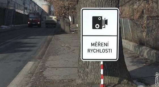 Radary v Prostjov nyní rychlost mit nesmí a pouze statisticky vyhodnocují dopravu. Znaky vak na svých místech zstaly. Ilustraní foto