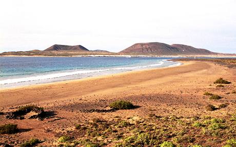 Playa del Risco a ostrov Isla Graciosa