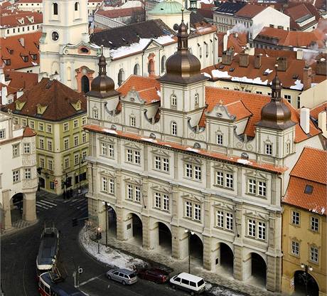 Rekonstrukce renesann budovy Malostransk besedy v Praze trvala vce ne ti roky.