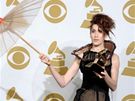 Imogen Heap na pedávacím ceremoniálu Grammy 2010