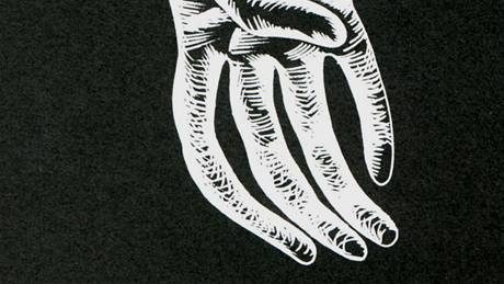 Ilustrace Miloslava Chlupáe, která prochází básnickou sbírkou Martina Langera Stará gesta
