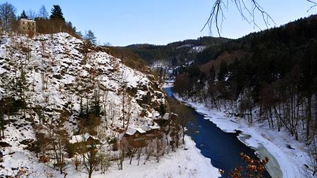 Údolí Sázavy u Luk pod Medníkem