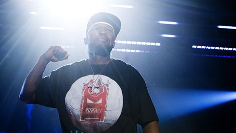 Raper 50 Cent vystoupil v Praze (5. bezna 2010)