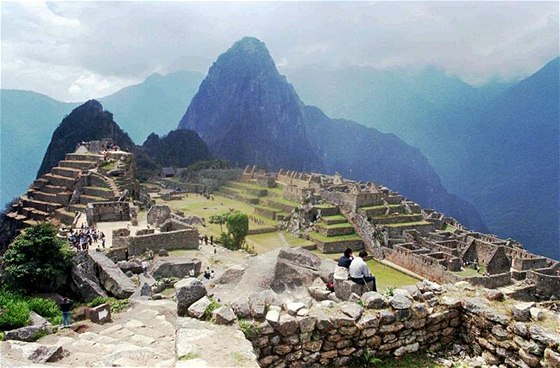 Incká pevnost Machu Picchu na jihovýchod Peru