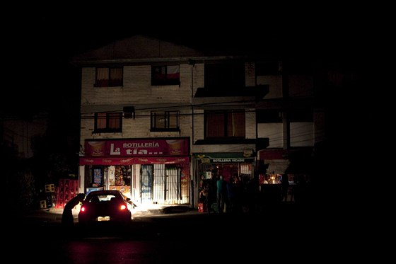 Chile se kvli výpadku elektiny ponoilo do tmy (15. bezna 2010)