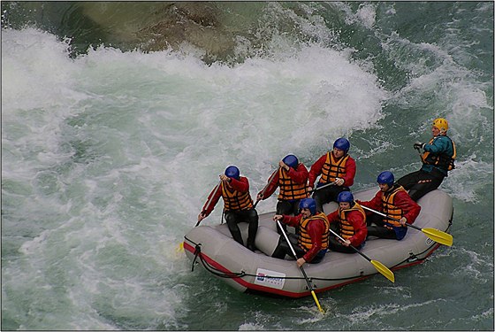 Rafting. Ilustra�ní foto