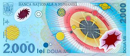 Plastov bankovka - rumunsk leu