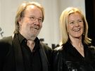 Z ceremoniálu ke vstupu do Rock´n´rollové sín slávy 2010 (Benny Andersson a Anni-Frid Lyngstadová ze skupiny ABBA)