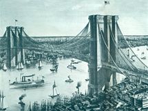 Brooklynsk most v roce 1885