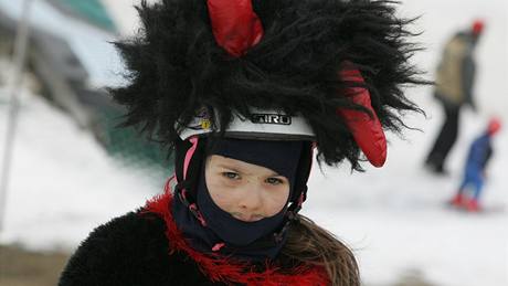 Karneval v lyaském areálu v Nmikách na Beclavsku 