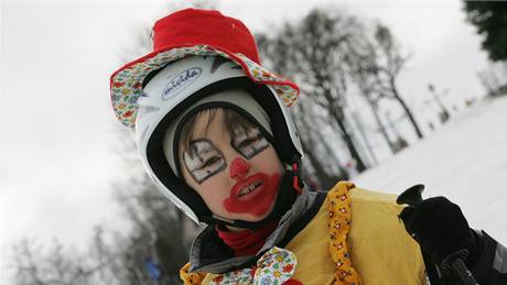 Karneval v lyaském areálu v Nmikách na Beclavsku 