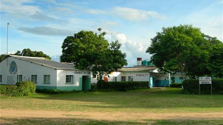 Nemocnice v obci Mpanshya v Zambii, kde psobí Charita R