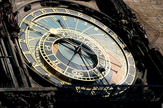 Orloj na praské Staromstské radnici. 