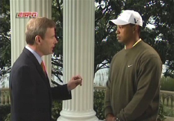 Tiger Woods v interview pro televizi ESPN.