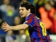 Lionel Messi z Barcelony slav gl