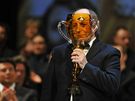 Cenu Thálie 2010 za celoivotní mistrovství v oboru pantomimy pevzal Boris Hybner