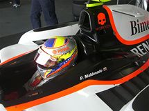 Pastor Maldonado ovldl testy GP2 ve panlskm Le Castelletu.