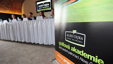 Prezentace golfové akademie Alexe �ejky na Zbraslavi.