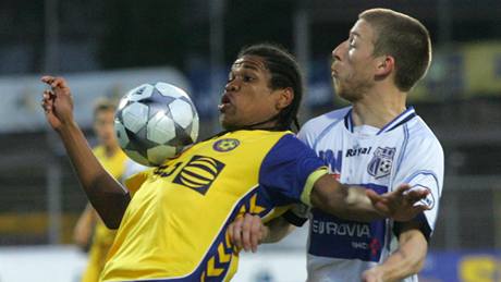 Jihlavský Gabriel v souboji s Janem Martykánem z Ústí nad Labem.