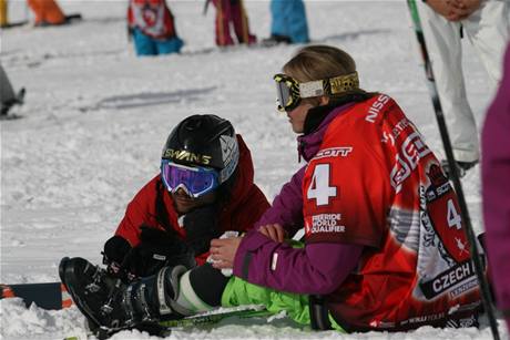 Nejlep et freeridei Robin Kaleta a Simona Hrstkov