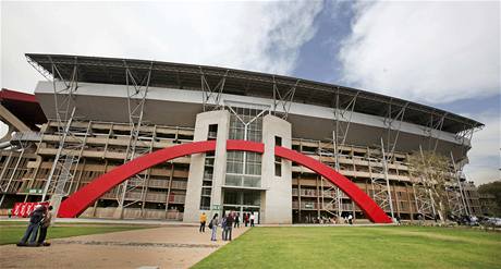 Severn brna stadionu Ellis Park v jihoafrickm Johanesburgu. 