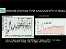 Prvn analza dat ze srky proton v LHC