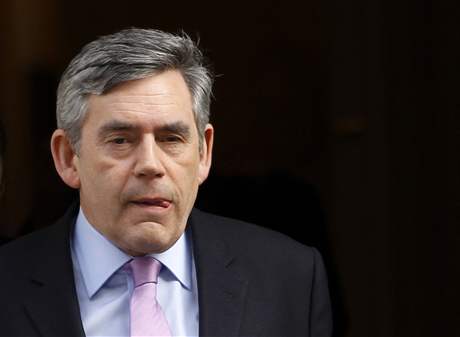 Britsk premir Gordon Brown