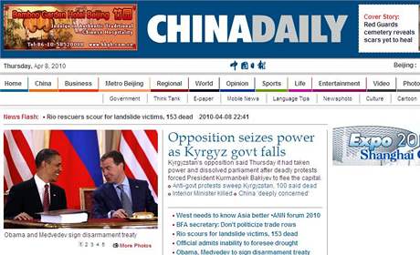 nsk zpravodajsk server China Daily