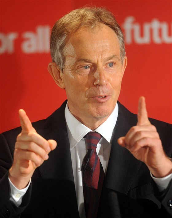 Bývalý britský premiér Tony Blair 