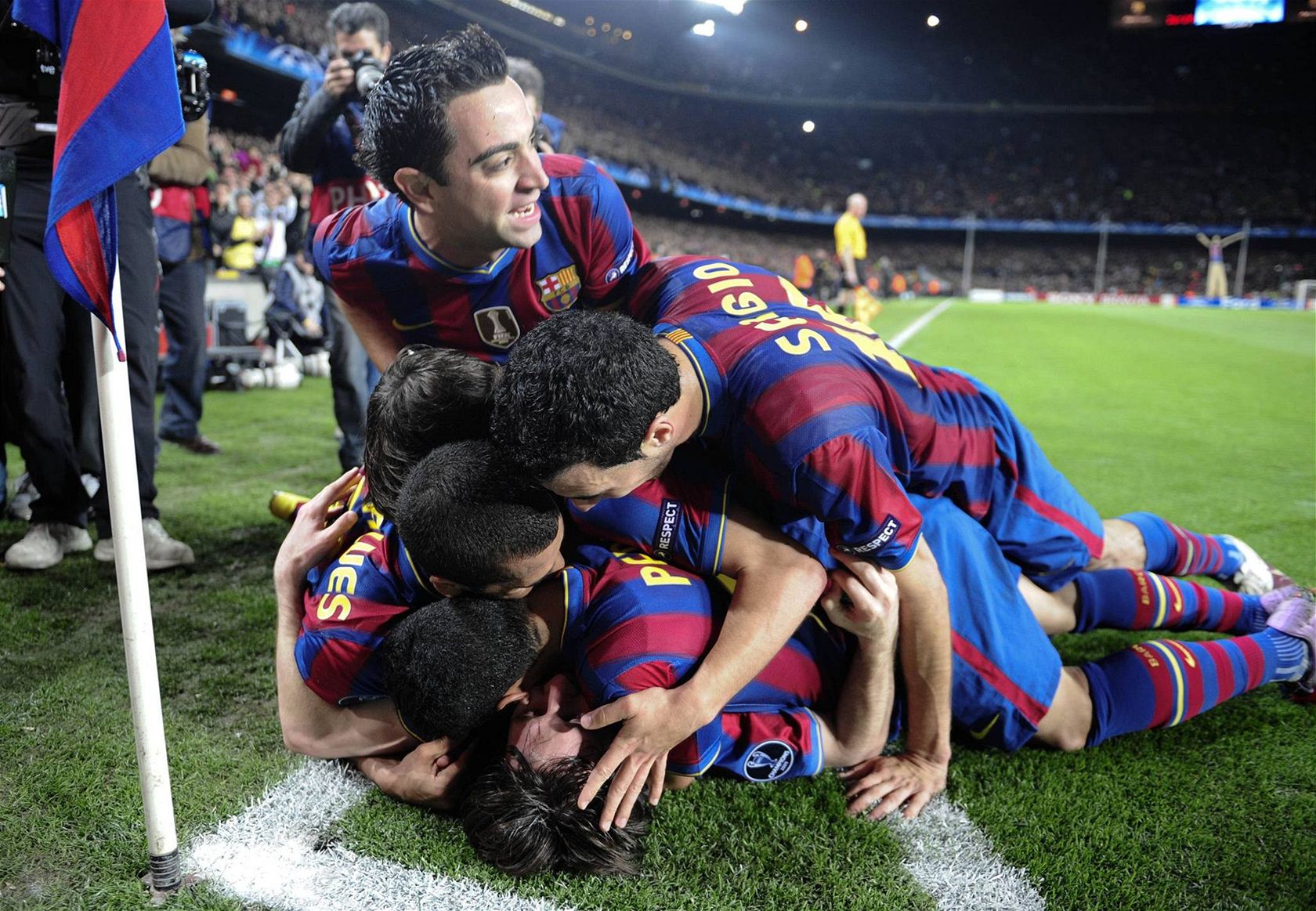 OBHÁJÍ TRIUMF. Po vy�azení Manchesteru United mají fotbalisté Barcelony volnou cestu.