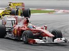Druhý trénink na Velkou cenu Malajsie - Fernando Alonso