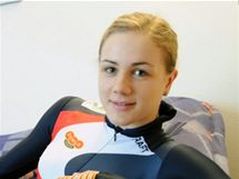 Karolna Erbanov s medailemi juniorskho MS 2010