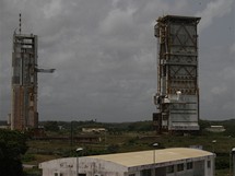Kosmodrom v Kourou, Francouzská Guyana: původní odpalovací rampa, ze které odstartovala první raketa Ariane. Příští rok bude zbourána.