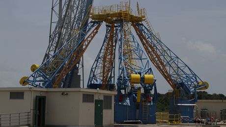 Kosmodrom v Kourou - ídící stedisko letu