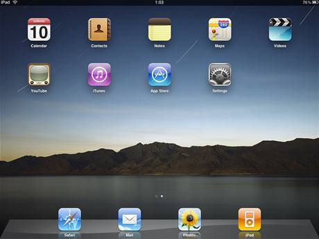 Apple iPad - plocha
