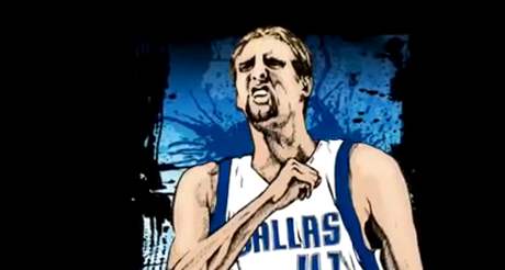 Dirk Nowitzki ve své komiksové podob