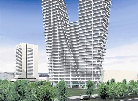 Bytový dm Budova City Epoque nabídne 125 luxusních byt. Dv administrativní budovy budou mít 23 000 metr tvereních kanceláských ploch