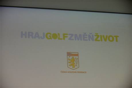 Hraj golf, zm ivot - tiskov konference.