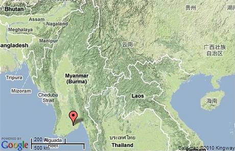 Mapa Barmy