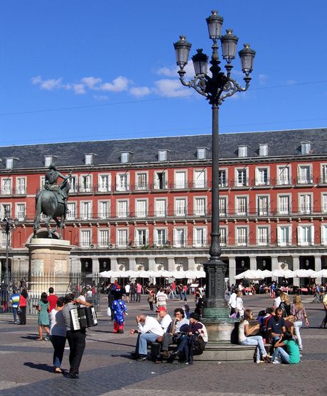 panlsko, Madrid. Plaza Mayor (Kastilie)