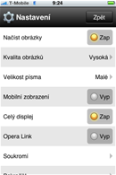 Opera Mini pro iPhone