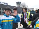 Cestující z Kazachstánu na brnnském letiti zastavila informace o zrueném letu do Prahy