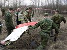 Ve Smolensku pokrauje vyetování tragické nehody polského letadla. (13. dubna 2010)