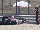 Trnink Velk ceny Bahrajnu, havrie vcara Buemiho (Toro Rosso)