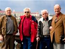 Herci z filmu Cesta do pravku (zleva Petr Herrmann, Zdenk Hustk, Vladimr Bejval, Josef Luk)