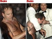 Spole�ensky vy�ízený herec Kiefer Sutherland