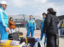 Cestujc z Kazachstnu na brnnskm letiti zastavila informace o zruenm letu do Prahy