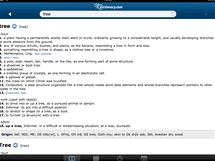 iPad - Dictionary