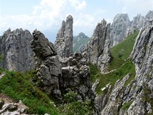 Itlie, na Diretissim v masivu Grigna Meridionale (Como)