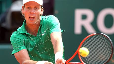 Tomá Berdych na turnaji v Monte Carlu